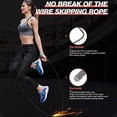 thumbnail image 6 of MRX BOXING & FITNESS Speed Jump Rope for Men, Women & Kids Tangle-Free Adjustable Steel Cable with Smooth Ball Bearings, and Comfortable Foam Handles for Full-Body, 6 of 12