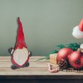 thumbnail image 2 of Maison Concepts Christmas Wooden Waving Gnome On Stand 18", 2 of 4