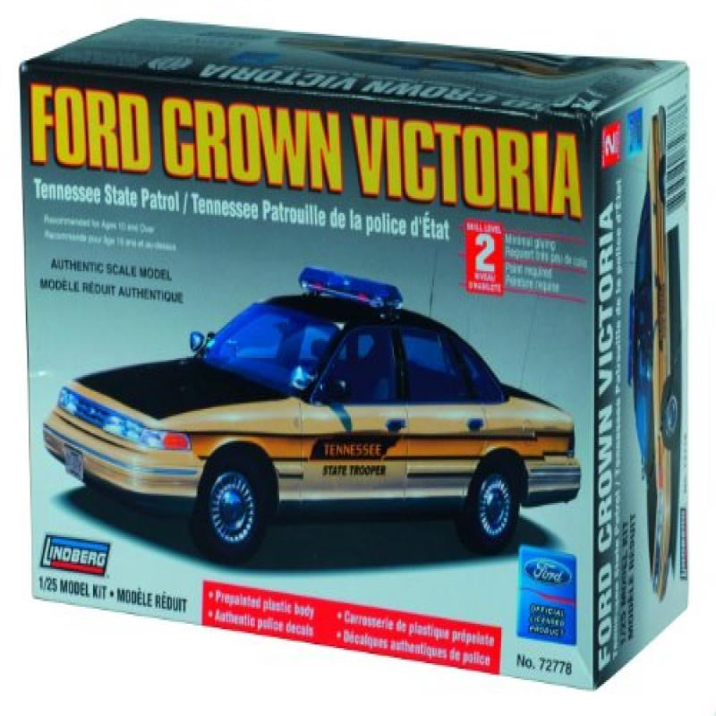 Lindberg Ford Crown Victoria Tennessee State Patrol 1/25 Scale Model