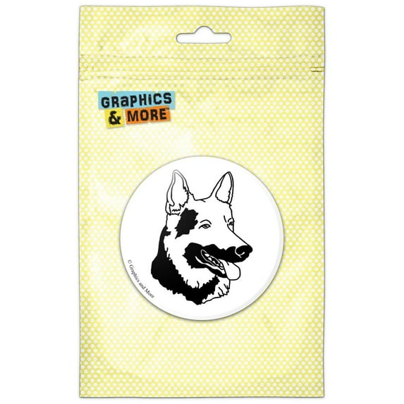 German Shepherd Dog Refrigerator Button Magnet