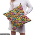 thumbnail image 4 of Ambesonne Vintage Fabric by the Yard Upholstery, Funky Geometric Style, 2 Yards, Multicolor, 4 of 4