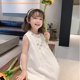 thumbnail image 2 of Gaun Anak Perempuan Musim Panas Gaun Rompi Tanpa Lengan Segar Kecil Bordir Baju Anak-anak Bayi Bunga Sederhana Vestidos Pesona Pesta Putri zhangmengya LED, 2 of 2