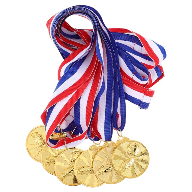 FOMIYES 6Ud De Fútbol Doradas De Metal Para Premiar En Escolares Con Con Colgante En