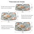 thumbnail image 5 of Yayeee Car Windshield Sun Shade Universal Fit Front Visor Protector, Whimsical Rose, 5 of 8