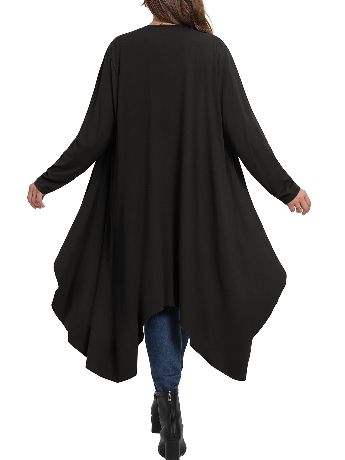 Cueply Women's Plus Size Lightweight Long Cardigan Sweater photo 8