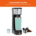 thumbnail image 6 of Chefman InstaCoffee Single Serve Coffee Maker w/ Reusable Filter, K Cup Compatible - Black, New, 6 of 8