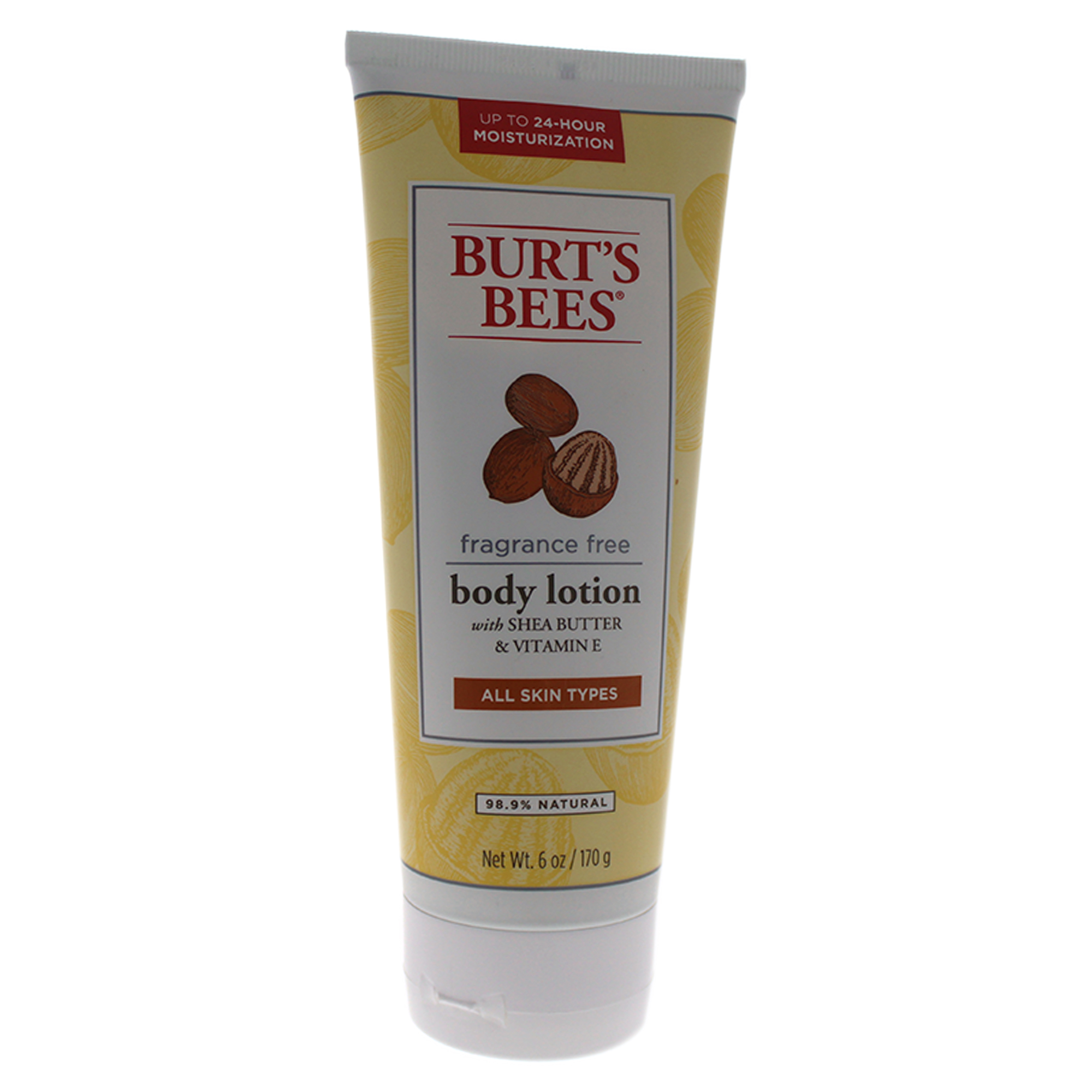 Fragrance Free Shea Butter and Vitamin E Body Lotion by Burts Bees for