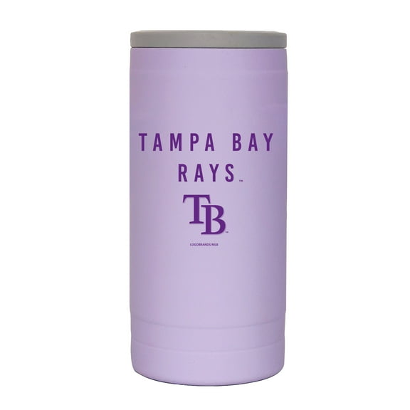 Tampa Bay Rays 12oz. Lavender Soft Touch Slim Coolie