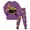ZA-Dark Purple, variant on Wenfanal Boys Long Sleeve Sleep Top and Shorts Pajama Set, 2-Piece,Newborn Baby Boy Clothes,Kids Toddler Boys Pajamas 2pcs Set Sleepwear Printed Pajamas Set Boys Fashion Size 7 Years,Black