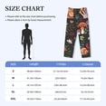 thumbnail image 6 of Kdxio Mushroom With Snails Print Men's Sleep Pajama Pant Lounge Pants with Pockets, 6 of 8