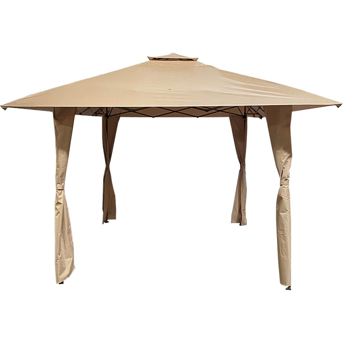 Garden Winds Pavillon Ersatz-Baldachin Riplock 350 – Sechseckig, Beige, Wasserdicht, UV-beständig