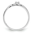 thumbnail image 2 of 14K White Gold Ring Band 1 to 6 mm (tapered) Mounting, Size 8, 2 of 3