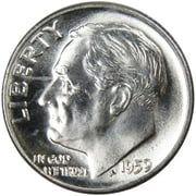 U.S. MINT 1959 D Roosevelt Dime BU Uncirculated Mint State 90% Silver 10c US Coin