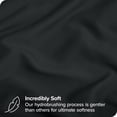 thumbnail image 4 of Bare Home Pillowcase Set - Envelope Closure - Premium 1800 Collection - Double Brushed - Ultra Soft - King Size 20x40, Black, 2 Count, 4 of 6