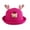 Hot Pink, variant on Lispipm Girls Straw Sun Hat Cartoon Antlers Vacation Caps Summer Bucket Hats Kids Outdoor Camping Cap with Foldable Short Brim Blue 1-4 Years