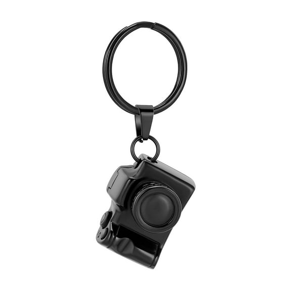 Camera Keepsake Cremation Jewelry for Ashes Urn Necklace Lockets Keyring for Human Ashes Pet Ashes Memorial Keychain