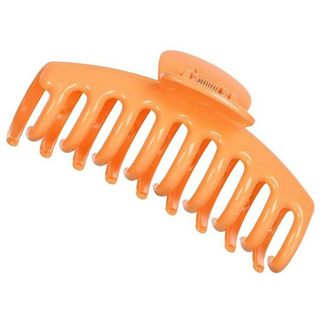 Pinza grande de agarre para el cabello, pinza de plástico antideslizante para mujer, horquilla para el cabello