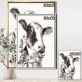 thumbnail image 2 of Portrait de Vache Vie Campagnarde - Toile Encadrée Faune, 2 of 3