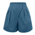 thumbnail image 5 of Women's Shorts High Waisted Stretchy Wide Leg Summer A Line Trendy Casual Shorts with Pockets S-2XL, 5 of 6