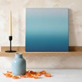 thumbnail image 3 of Ships Next Day Canvas Wall Art 8"x8",Navy Blue Ombre Wood Framed Canvas Print Painting,Teal White Gradient Modern Abstract Art Ready to Hang Small Picture Wall Decor for Home Bathroom Nursery Kitchen, 3 of 9