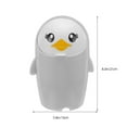 thumbnail image 2 of WEUVEB Papelera Para Escritorio Con Tapa Y De Pingüino Para Uso Doméstico, 2 of 7