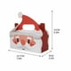 thumbnail image 3 of Herunwer Christmas Treat Boxes, Plaid Santa Elf Snowman Elk Gingerbread Xmas Cardboard Present Candy Cookie Boxes with Handles, Holiday Party Favor Supplies, 3 of 6