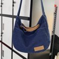 thumbnail image 2 of Bolso Hobo para Mujer Bolso Cruzado Informal Jean Bolso Bandolera (azul Oscuro), 2 of 9