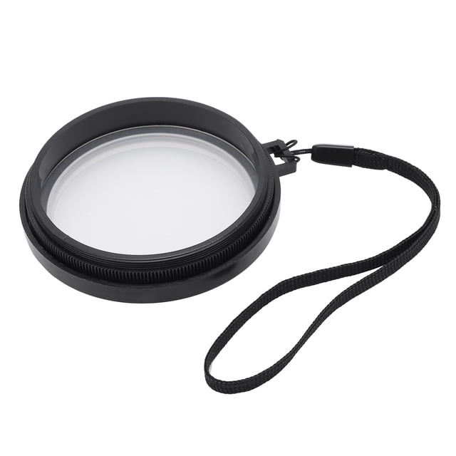 White Lens , Camera Lens Cover Anti-oxidation Easy To Install Plastic For Camera 67mm / 2.6in