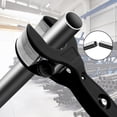 thumbnail image 3 of Ratcheting Tubing Cutter, 2 in 1 Copper Tube Cutter, Close Quarters Tubing Cutter, Copper Pipe Cutter for Cutting PVC, Ratcheting Tubing Cutter Blade 0.3"To1.1"（8-29mm）, 3 of 7