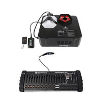 Chauvet DJ GEYSER P5 Fog Machine Fogger, RGBA UV LED 384 Ch DMX Controller