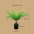 thumbnail image 2 of Árbol en maceta luz nocturna planta de simulación lámpara de escritorio enchufe USB para el hogar sala de estar, 2 of 9