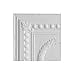 thumbnail image 3 of Fasade Easy Installation Rosette Gloss White Glue Up Ceiling Tile/ Ceiling Panel (12" X 12" Sample), 3 of 3