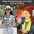 thumbnail image 3 of 3-Pack (16-32oz) Reusable Neoprene Insulator Sleeve for Iced Coffee or Cold Beverage Cups (Coffee Quote Mix), 3 of 9