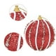 thumbnail image 3 of Laklulu 4 piezas de adornos de espuma con purpurina de bolas de Navidad de 3,15 pulgadas para decoraciones de árboles de Navidad, 3 of 5