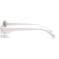 thumbnail image 3 of Mini Retro Vintage Ultra Estrecho Oval Redondo Flaco Ojo de Gato Gafas de sol Clout Goggles Ormromra  LRWJ469-8, 3 of 4