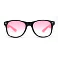 thumbnail image 3 of Classic Iconic 2 Tone Horn Rim Sunglasses Black Pink, 3 of 4