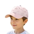thumbnail image 1 of Toddler Baseball Cap Kids Toddler Dinosaur Print Baseball Cap with Adjustable Snapback Breathable Sun Protection Sun Ha Casquette Enfant Fille Red 2 Years-5 Years, 1 of 6