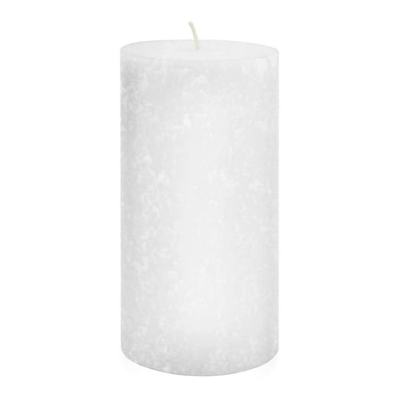 Root Unscented Timberline Pillar Candle, White - 3 x 6"
