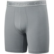 Calvin Klein Mens Boxer Brief, 3 Pack (Black/Black/Gray, X-Large)