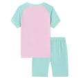 thumbnail image 2 of WIBACKER Girls Pajamas Short Sleeve Toddler Girls Summer Short Sets Sleepwear Sets Kids Pjs Size 2-9 Years Horse, 2 of 10