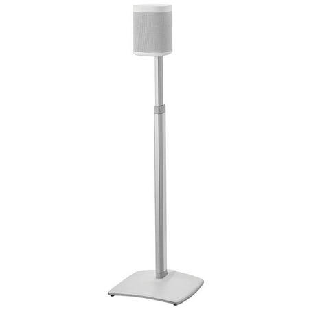 Sanus Adjustable Height Wireless Speaker Stands designed for SONOS ONE, Play:1, and Play:3 - Tool-Free Height Adjust Up to 16