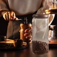 thumbnail image 1 of Frascos de vidrio de grado alimenticio con cierre hermético (oferta navideña) - Juego de recipientes transparentes de varios tamaños para café, frutos secos y cereales - Recipientes de cocina, 1 of 6
