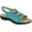 Web Turquoise Leather, variant on Women's SAS Mystic Adjustable Slingback Sandal Web Linen 10 N