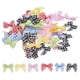 thumbnail image 1 of Uxcell Mini Gingham Ribbon Bow Checkered Fabric Satin Ribbon Bows for Craft DIY Hair 60, 1 of 7