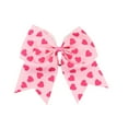 thumbnail image 2 of HongHeng 1Pc Large Cheer Bows Hair Bows Girls Cheerleading Bows Bulk Elastic Band Ponytail Holder for Teen Girls College Sports Competition, 2 of 6