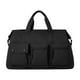 thumbnail image 1 of Bolsa de lona con bolsillo, impermeable, portátil, para gimnasio, para entrenamiento, deportes, viajes. Negro, 1 of 9