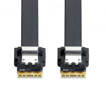 Chenyang CY PCI-E Slimline SAS 4.0 SFF-8654 4i 38pin Host to SFF-8654 Slim SAS Target Cable 40cm Cable