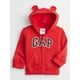 thumbnail image 4 of Sudadera con capucha y logotipo GAP para bebés y niños Red Wagon 12-18M, 4 of 4