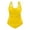 Yellow, variant on Plus Size Swimsuit for Women Yellow Swimsuits Women's 1 Piece Swimsuit Plus Size Beach Swimsuit