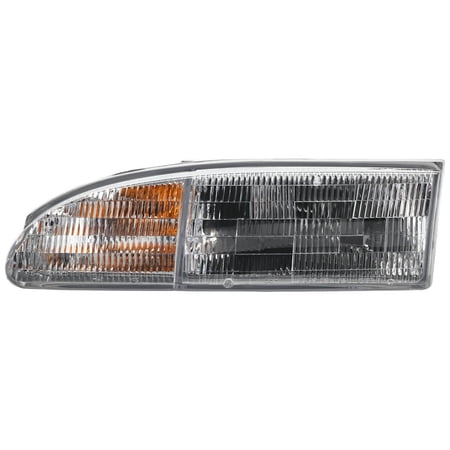 Headlight Compatible with 1994-1995 Ford Thunderbird Left Driver Side Replaces F4SZ13008B 20-3174-88 20317488 FO2502128 HALOGEN 20-3174-88